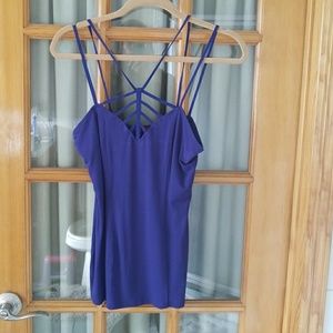 Criss cross tank top